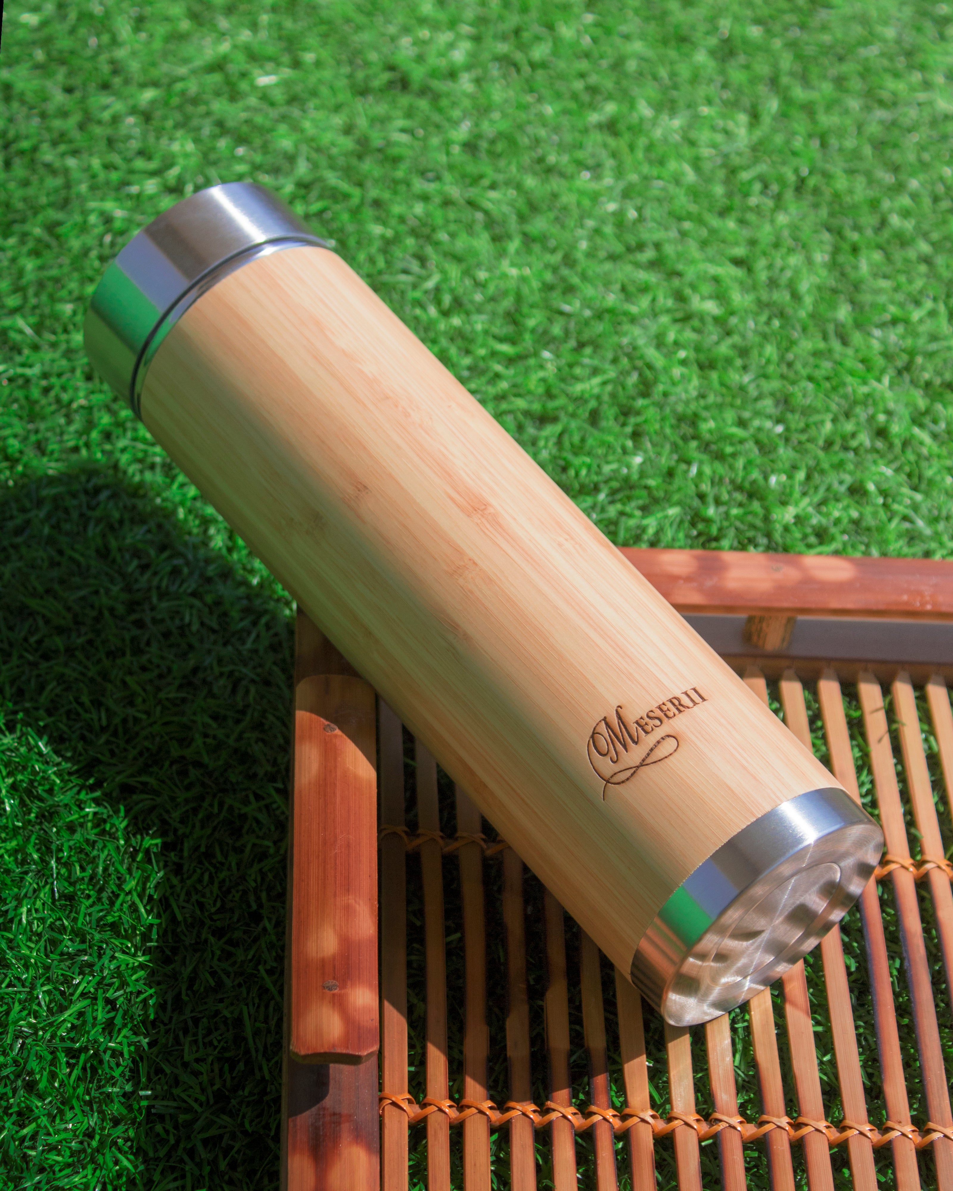 Bamboo Water Bottle Meserii