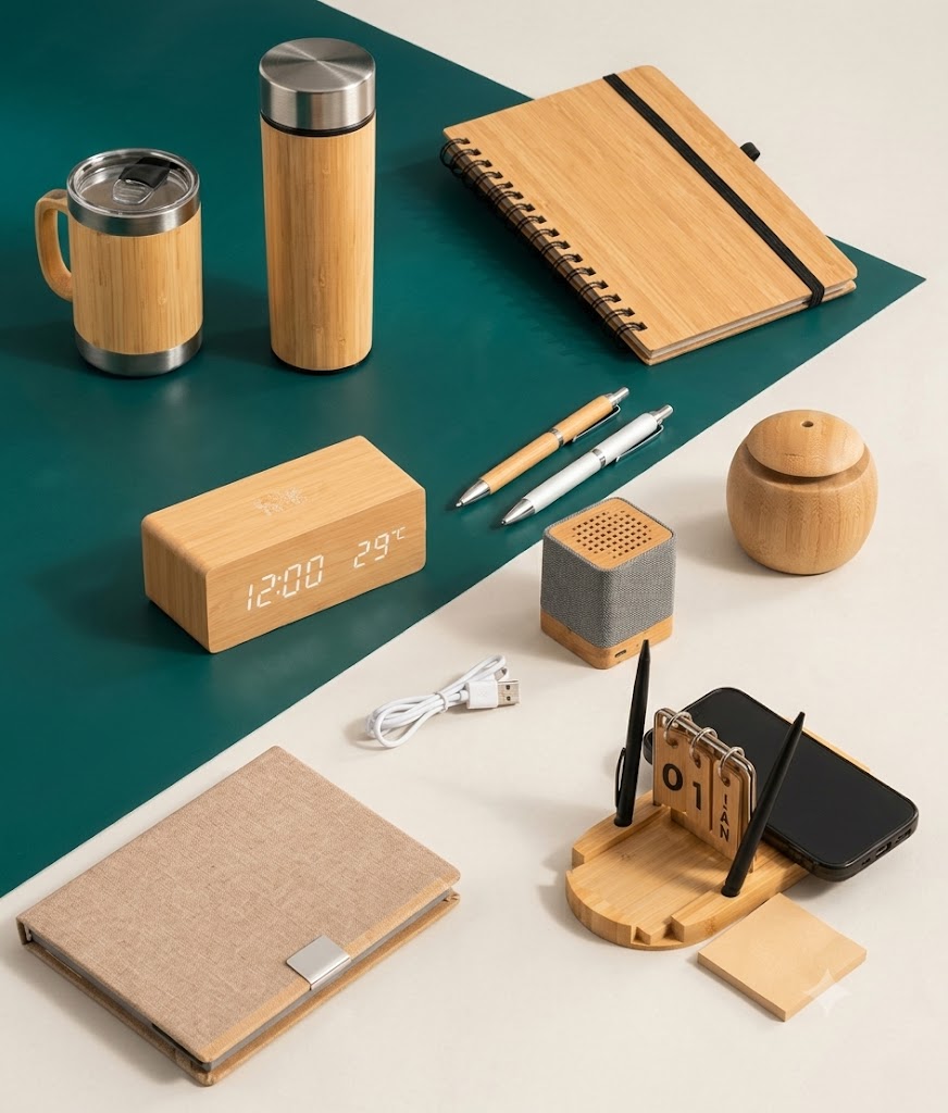Premium promotional gifts display
