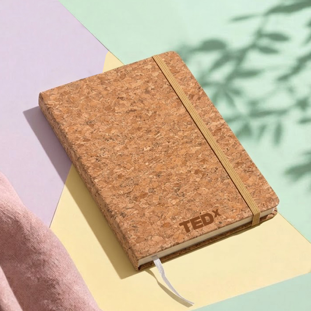 Premium Cork Journal with logo