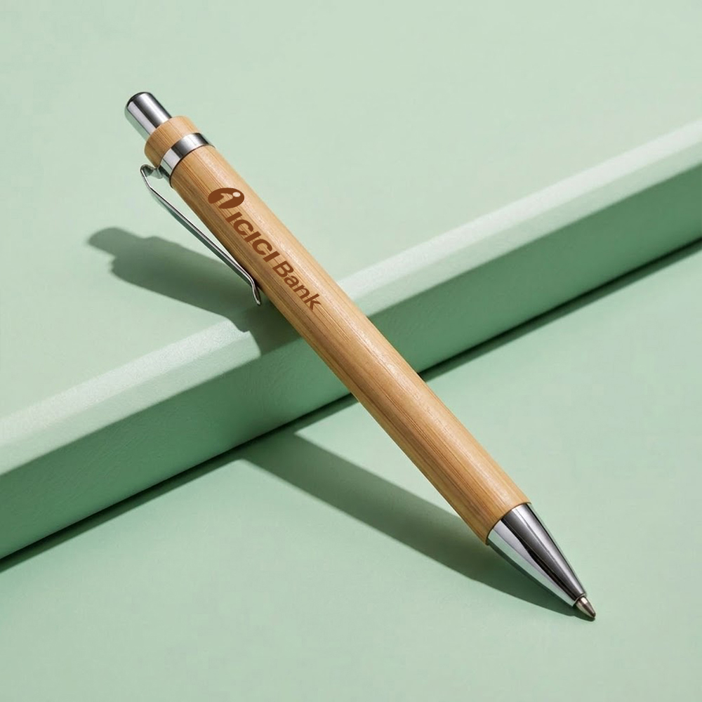 Bamboo Classic Pen with logo