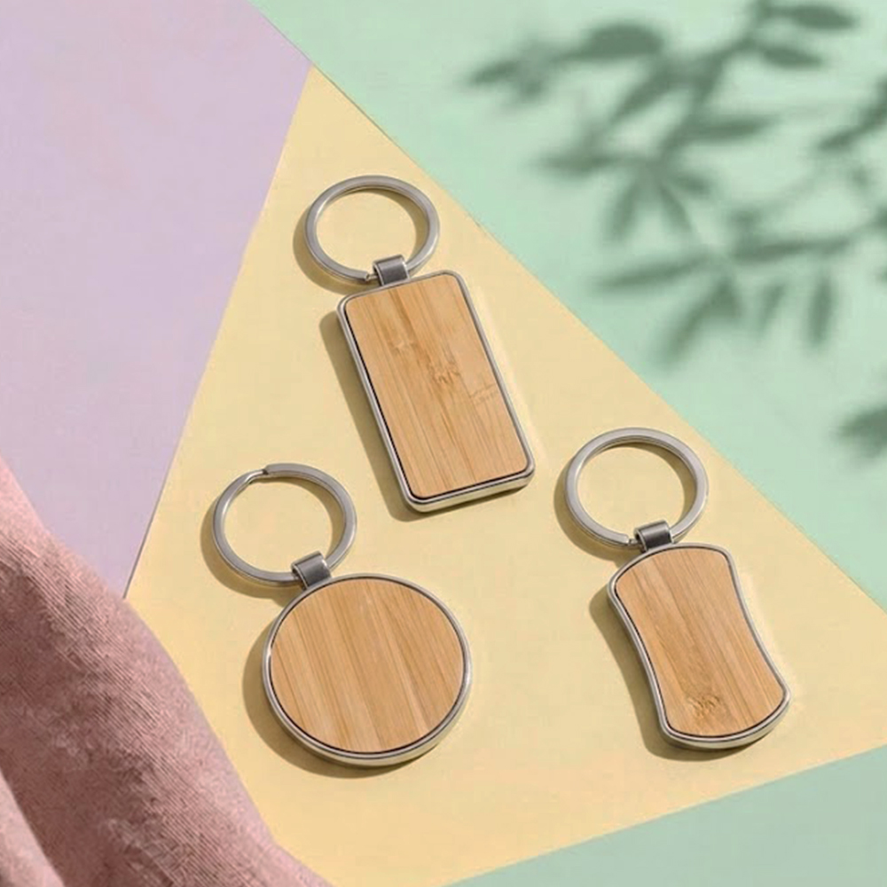 Bamboo Keychain
