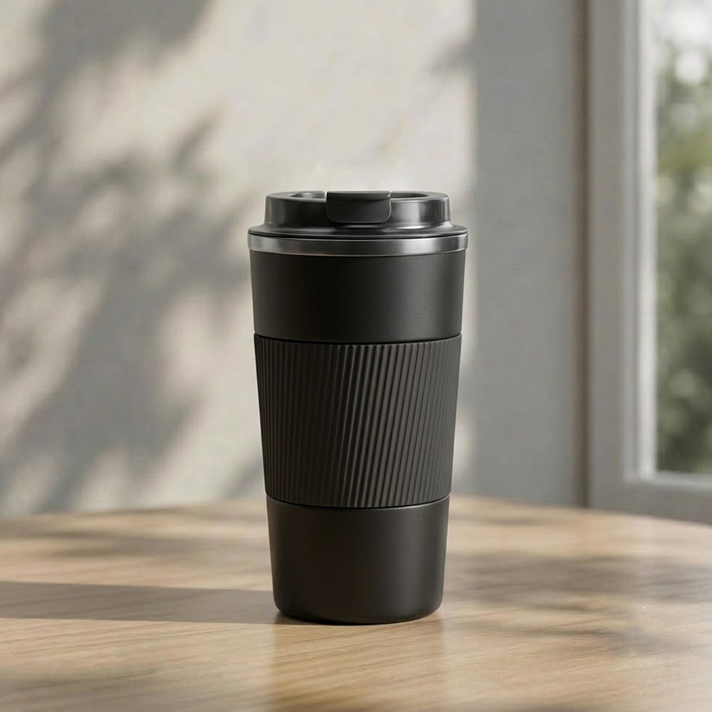 Classic Black Travel Tumbler