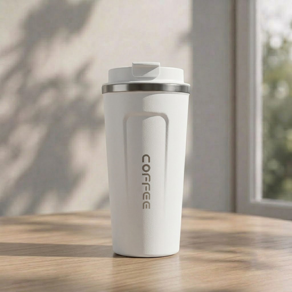 Classic Coffee Tumbler White