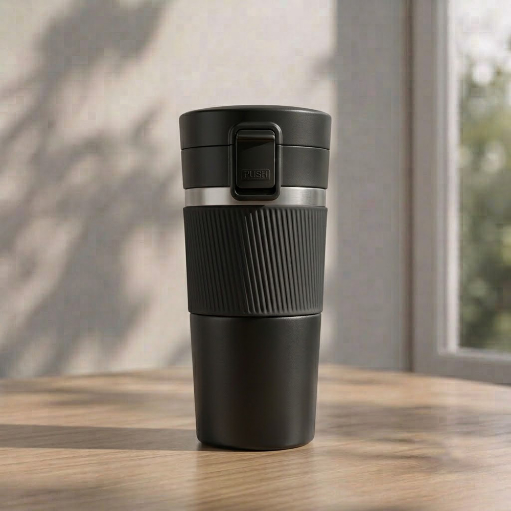 Premium Black Travel Tumbler