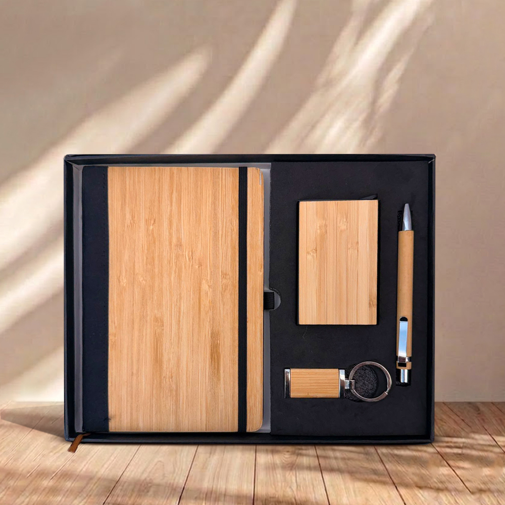 4 in 1 Bamboo Hamper