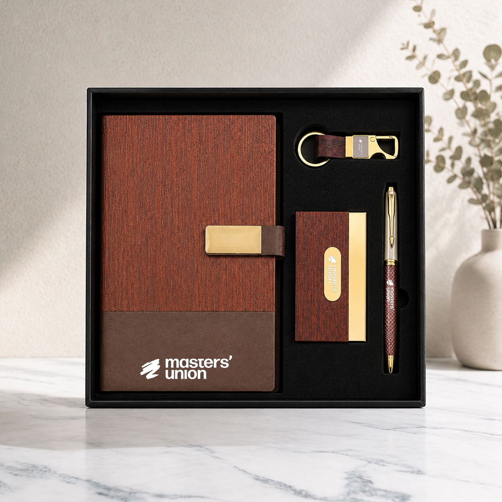 4 in 1 Premium Executive Hamper with logo