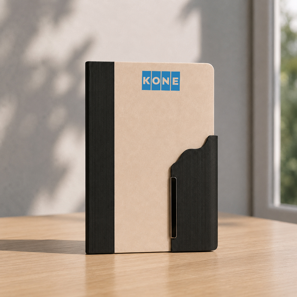Leatherette Executive Diary with logo