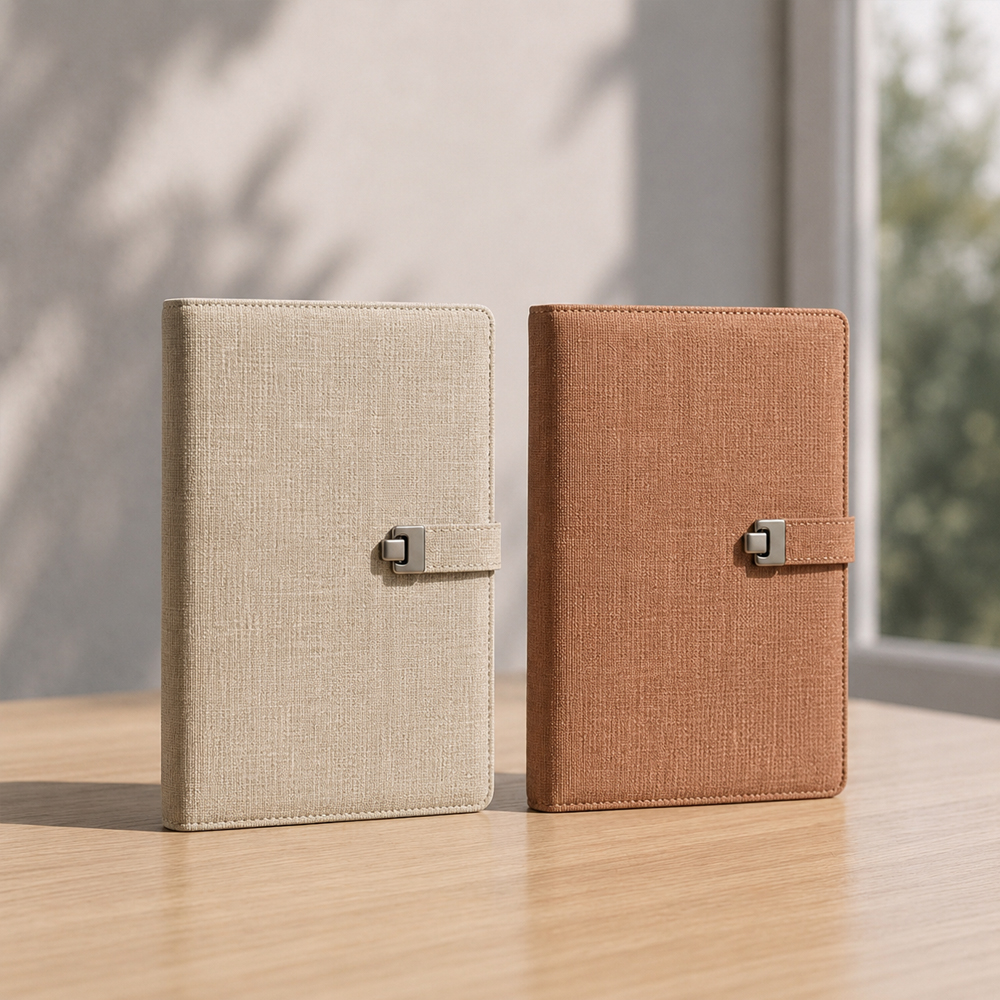 Premium Textured Linen Diary