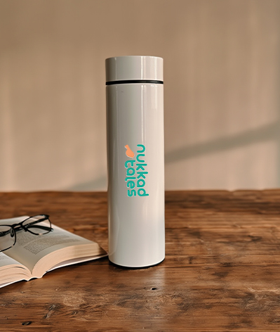 White Insulated Flask alternate view