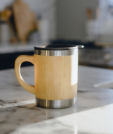 Bamboo Coffee Mug