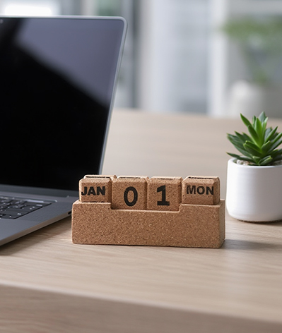 Cork Perpetual Calendar