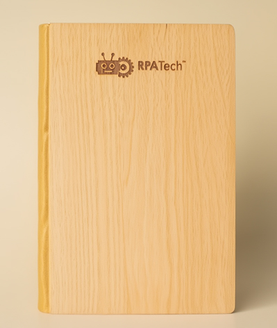 Wooden Cover Notebook alternate view