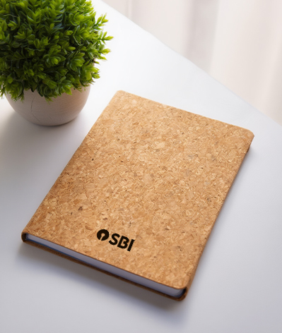 Cork Cover Notebook alternate view