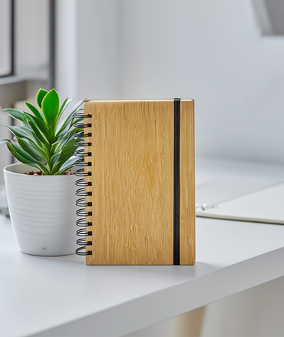 Bamboo Spiral Notebook