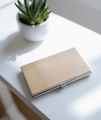 Bamboo Card Case