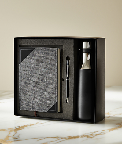 Classic Notebook & Flask Combo