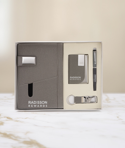 Grey Leather Executive Set alternate view