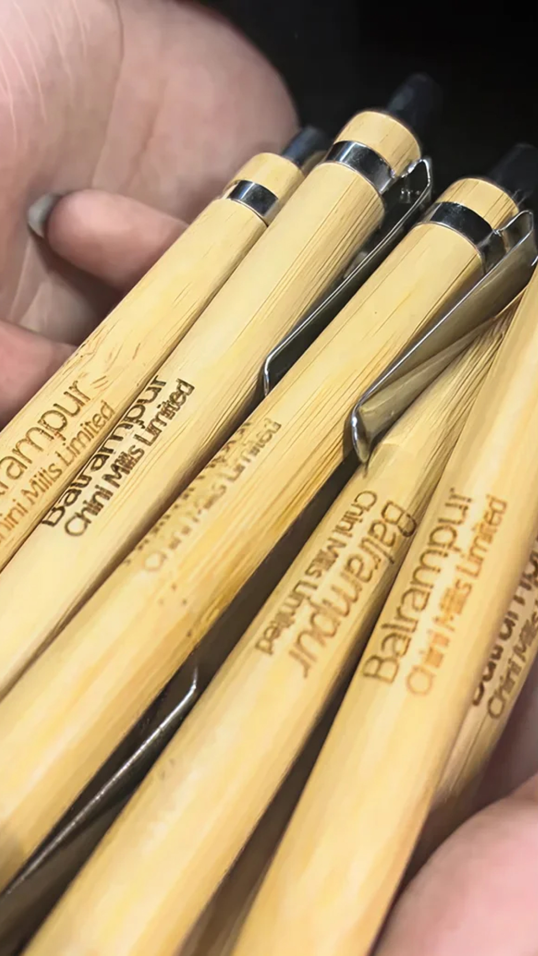 Balrampur Chini Mills Limited bamboo pens