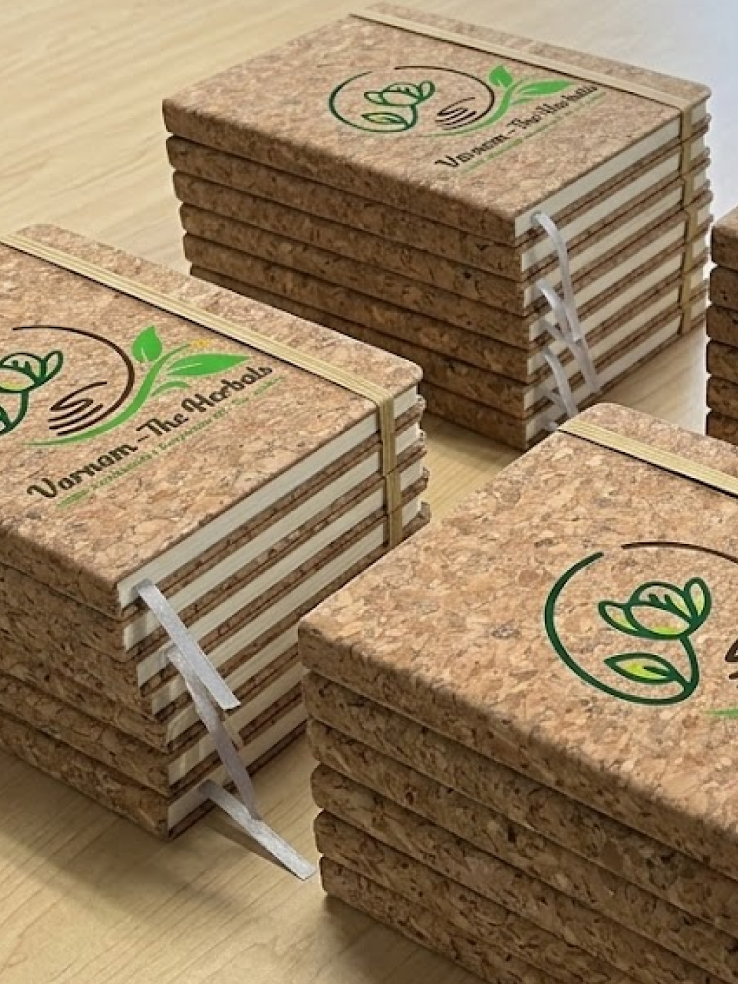 Varnam - The Herbals cork notebooks