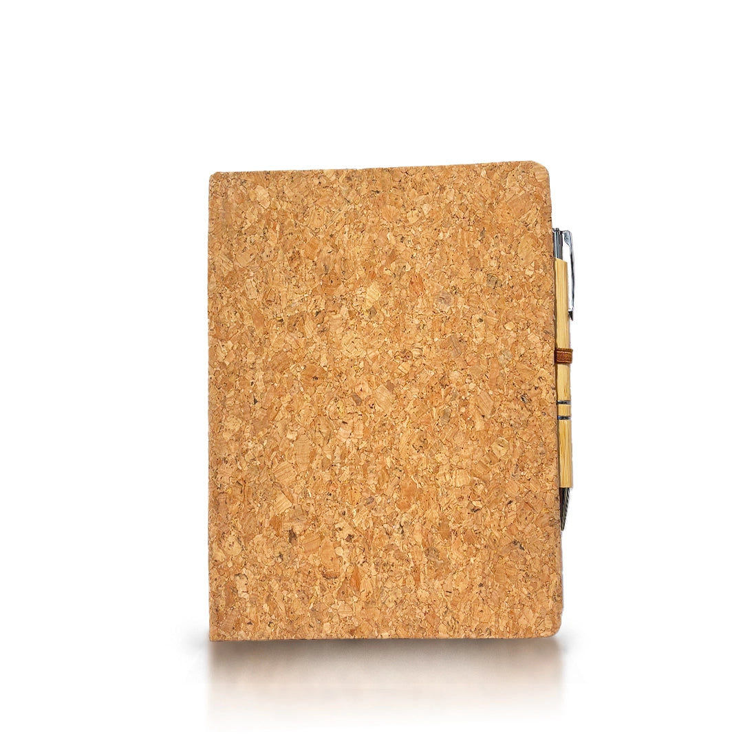 Sustainable beige diary, compact size