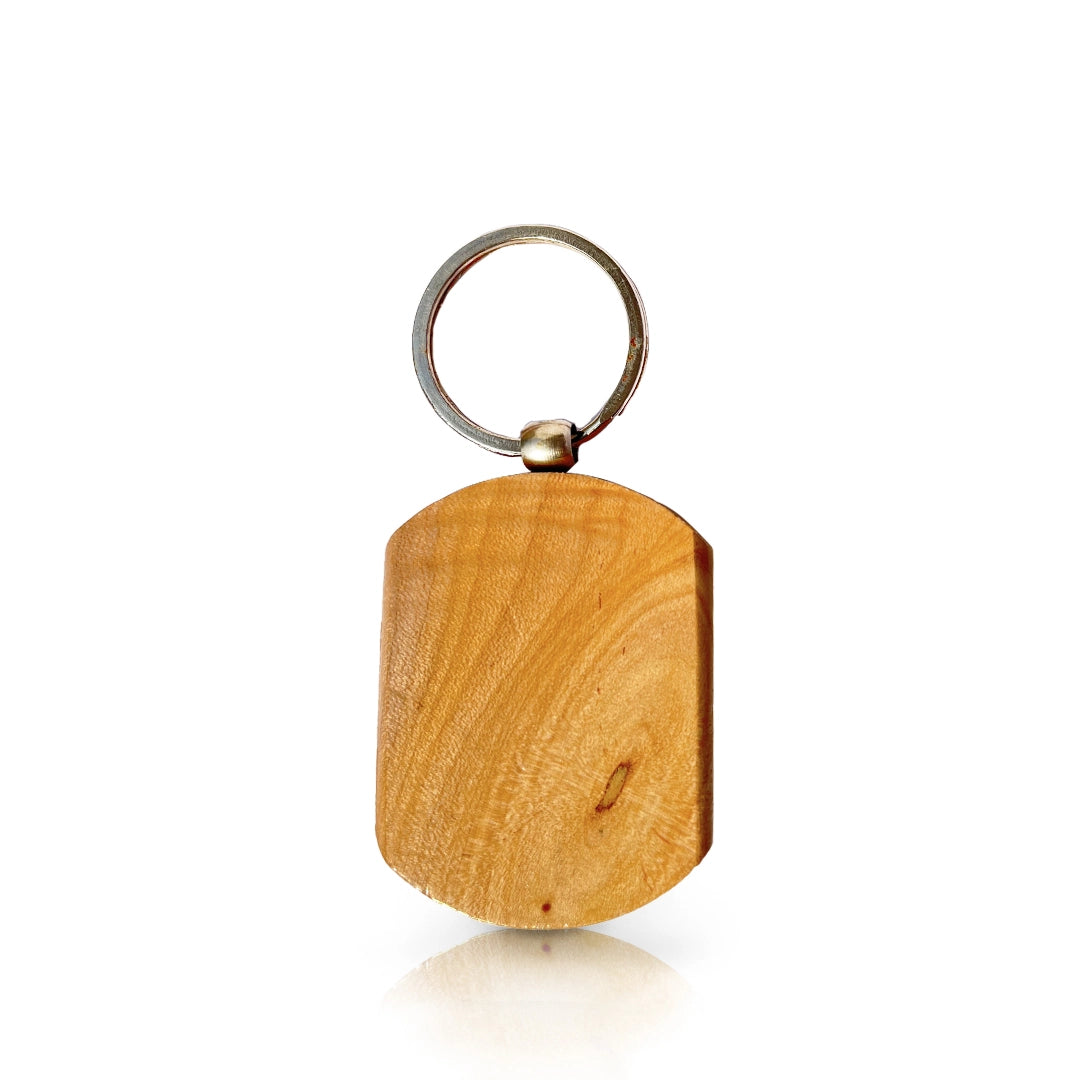 Bamboo keychain, a lightweight and sustainable choice