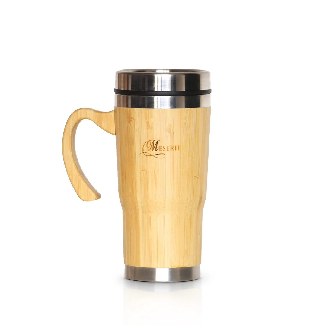 Eco-friendly 500ml bamboo coffee mug